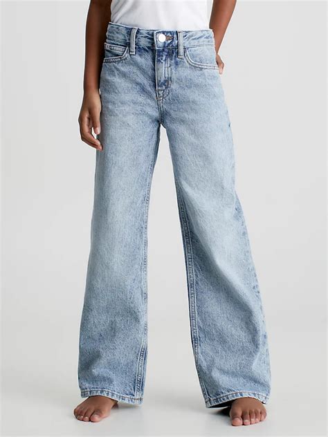 calvin klein wide leg jeans